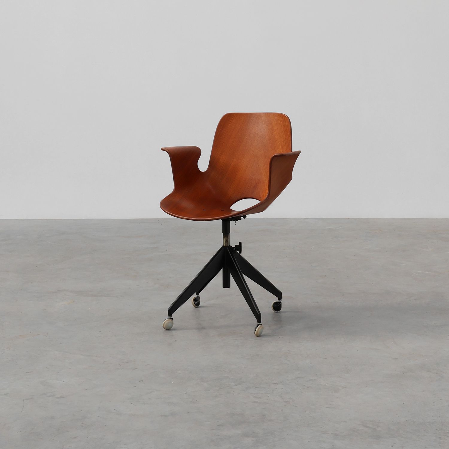 Medea office chair by Vittorio Nobili for Fratelli Tagliabue, Italy 1950s-img